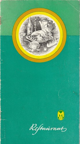 Mitropa ddr speisekarte - mitropa,