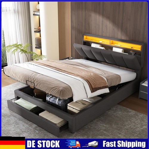 Polsterbett mit lattenrost - mit,