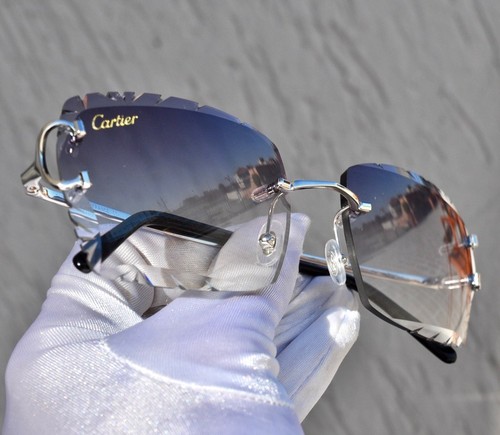 Cartier randlose sonnenbrille - cartier,