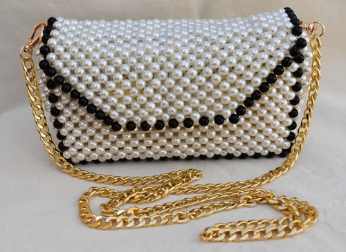 Handgefertigte perlen clutch - handgefertigte,