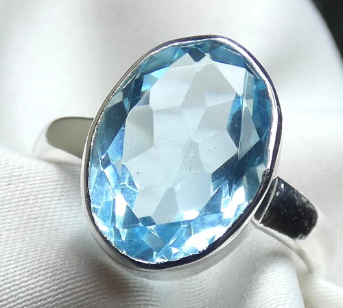 Blautopas ring 925 - ring,