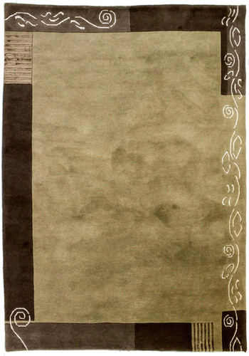 Modern carpet hand - , knotted