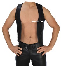 Echtleder weste muscle vest