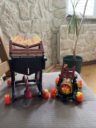 Zwei playmobil feuer ritter - zwei,