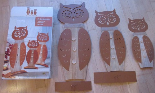 Eulenfiguren aus holz und - eulenfiguren,