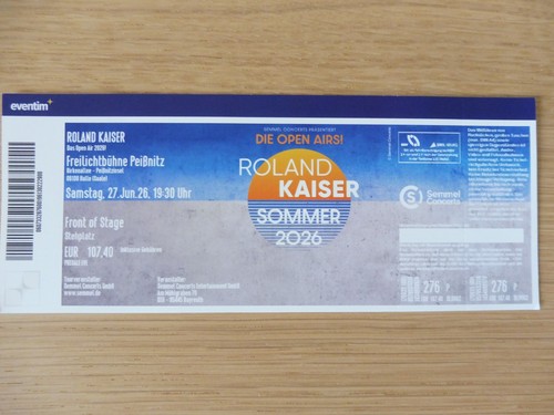 Roland kaiser ticket halle - roland,