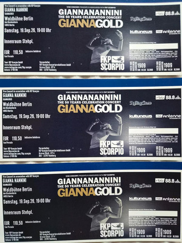 Tickets verfügbar gianna - verfügbar,,
