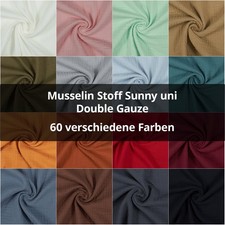Musselin sunny double gauze - musselin,