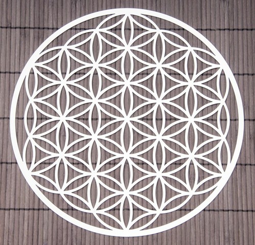 Wandschmuck blume des lebens - blume,