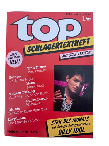 Top schlagertextheft 1 87 - top, 1/87