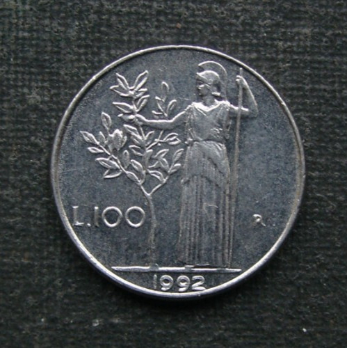 Italien 100 lire - 1992, italia