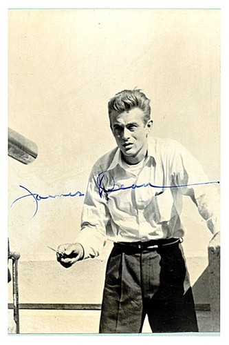 James dean autogramm - james,