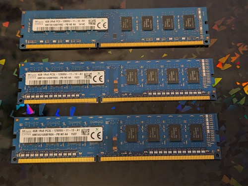 Drei 4gb ddr3 - 4gb, von