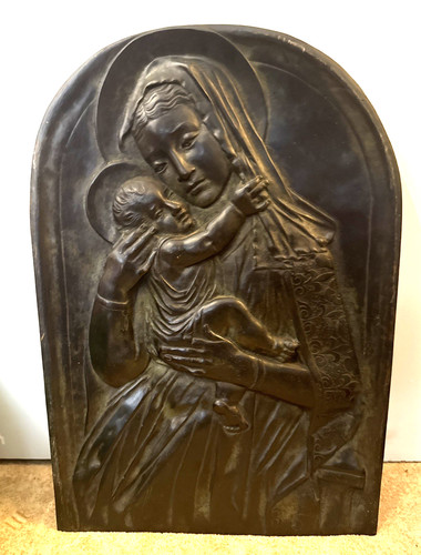 28468 alte bronzeplatte - 28468/,