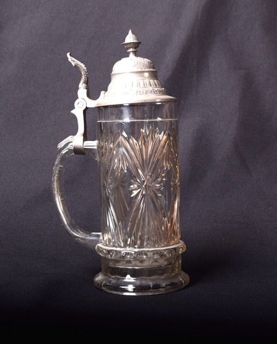 Alter bierkrug glas antik - alter,