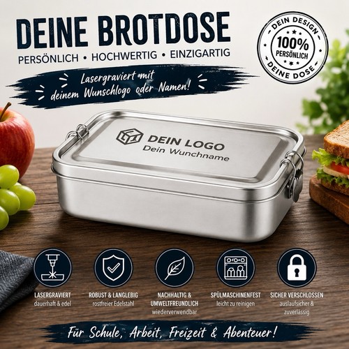 Brotdose edelstahl - brotdose,