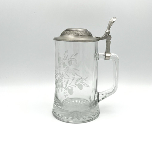 Vintage bierkrug glas mit - bierkrug,