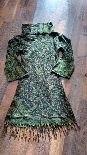 Boho kleid green - gr.m/l,