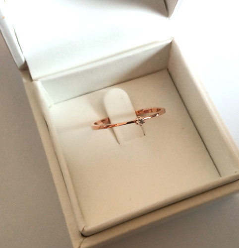 Ring antragsring echt - ring, rosegold