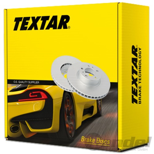 Textar bremsschebeiben - 2x,