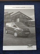 FORD Transit Custom Kastenwagen Preisliste 13.01.2014