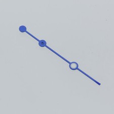 Sekundenzeiger / second hand ETA 2824-2 C1 X1 Super luminova Ø0,25 BLAU 12,5mm