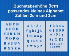 3er schablonen set - schablonen,