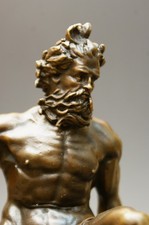 Bronzefigur Poseidon / Neptun