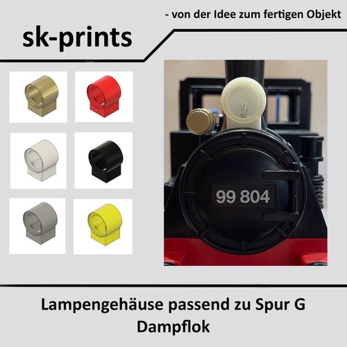 Lampengehäuse dampflok mit - lampengehäuse,