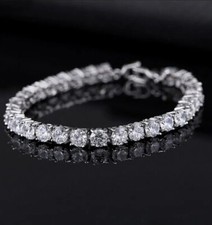 Tennis armband silber - tennis, zirkonia