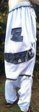 Jumpsuit Haremshose Pumphose Pluderhose Upcycling Umstandshose Overall Jeans