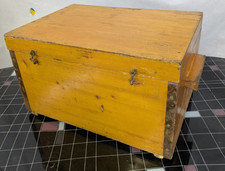 Alter Holz Koffer Aufbewahrungs-Kasten  Truhe  Handwerker-Kiste  leer