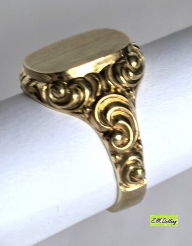 Siegelring karat gold mit - siegelring, 14