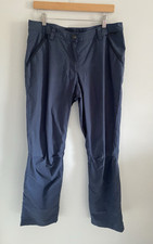 Jack Wolfskin UK 14 Funktion 65 dunkelblau Reise Walking Wanderhose Hose