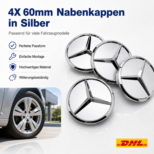 60mm felgenkappen - 4x,