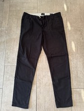 Herren C&A Sommer Leinen Hose Gr. 33 32 schwarz top