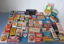 Konvolut alt   Pappschachtel Zubehör  Kaufmannsladen Puppenküche