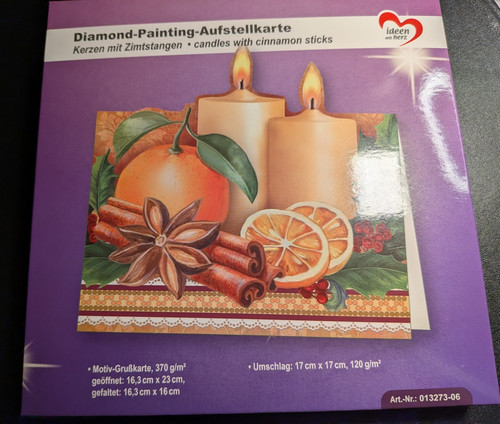 Diamond-Painting-Aufstellkarte