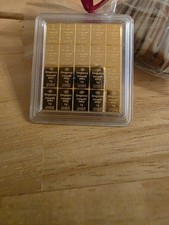 Degussa 999,9 Gold Barren 20 x