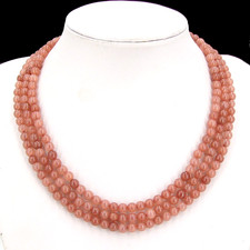 Erdbeerquarz-Kette Halskette