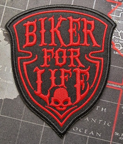 Patch aufbügler biker for - "biker,