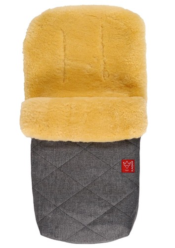 Lammfell fußsack - lammfell,