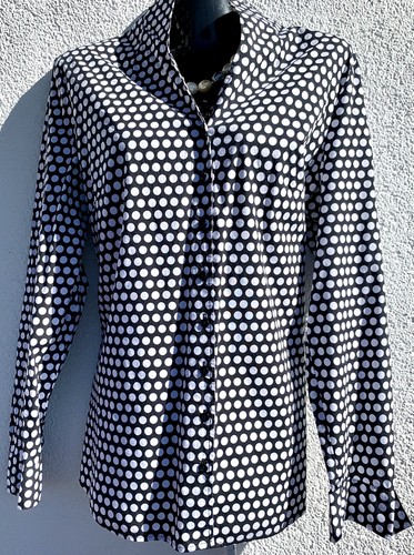 Bluse schwarz weisse punkte - weisse,