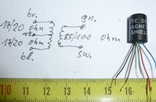 Übertrager  UTC DO-T  Hochwertiger Audio Transformer  20 Ohm/20 Ohm  --  100 Ohm