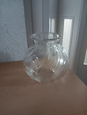 Vase Kugelvase Glas transparent Höhe ca. 14,5 cm