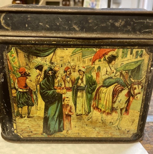 Alte blechdose 1920 motive - alte,