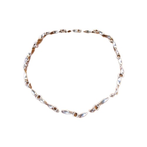 Sterling silber gliederkette - silber,