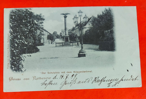 Gruss aus rathenow der - ak,