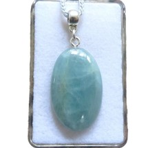 Aquamarin Cabochon Anhänger