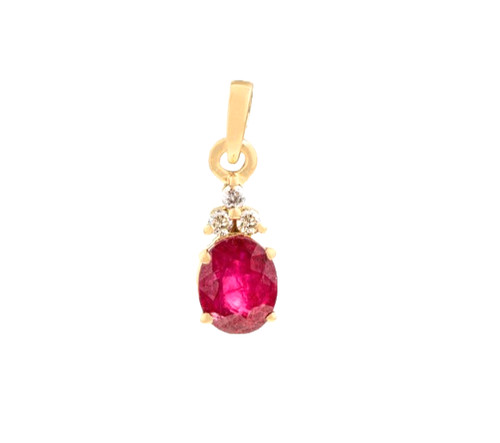 Natur rubin - 0,50, &